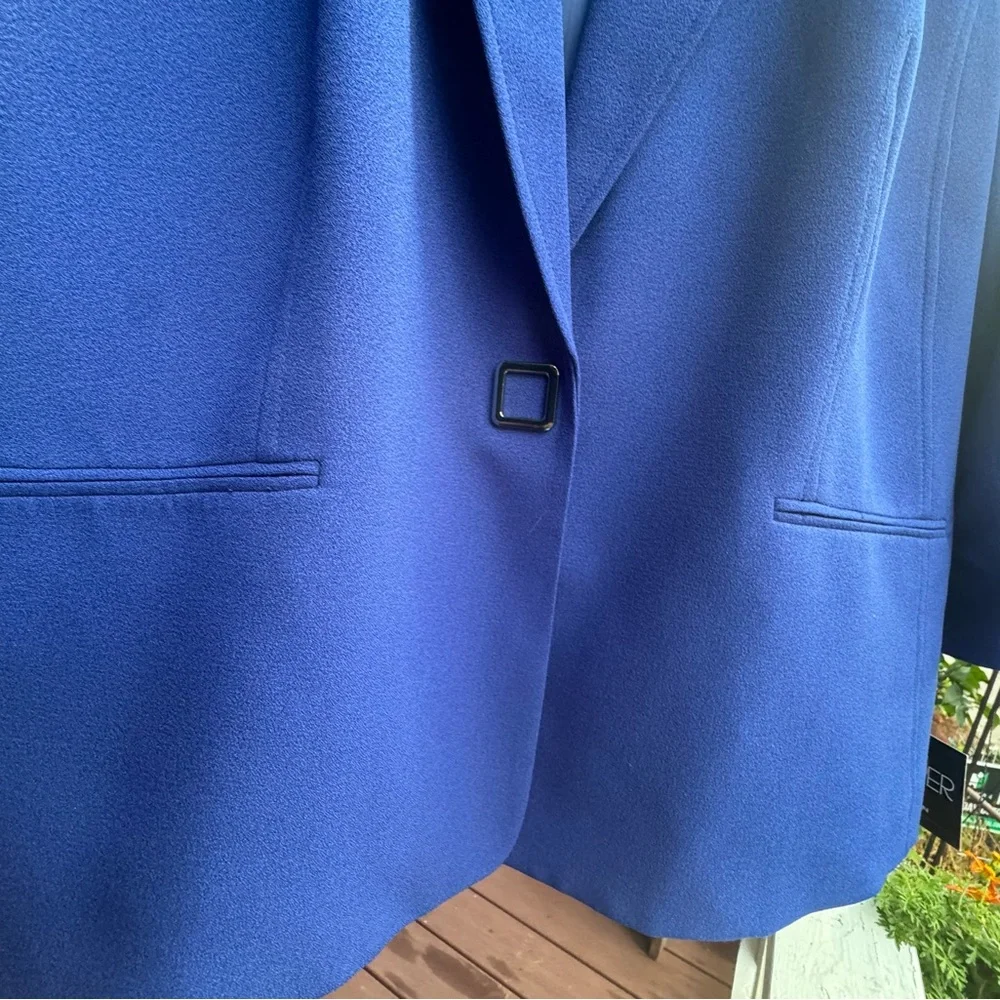 Kasper brand women’s blue blazer 22W - Picture 2 of 6